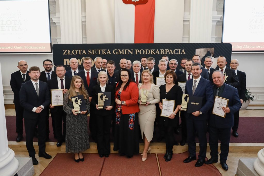 Gala Rankingu Złota Setka Gmin Podkarpacia – wśród laureatów gmina Brzostek