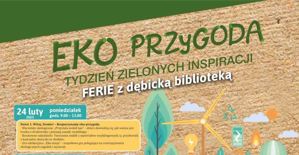 EkoPrzygoda – Tydzień Zielonych Inspiracji w dębickiej bibliotece